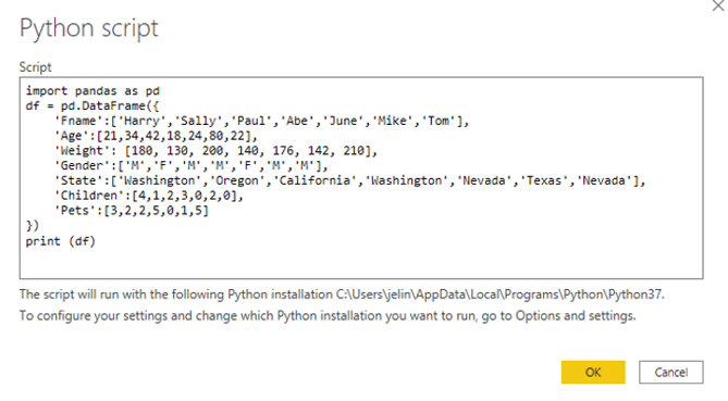 Python in Power BI_Enabling Python Scripts with Anaconda Environment_4_200922